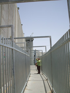 Israel's Seperation Wall, to get from Jerusalem to Bethlehem you must go through checkpoint in this wall