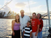 The Granger family on Faith in Sydney Harbour